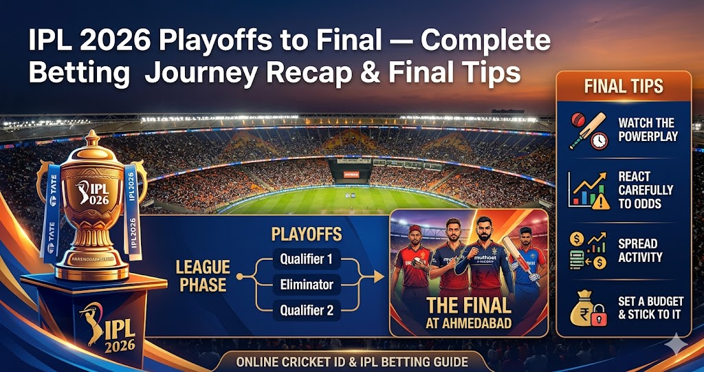 IPL 2026 Playoffs to Final — Complete Betting Journey Recap & Final Tips