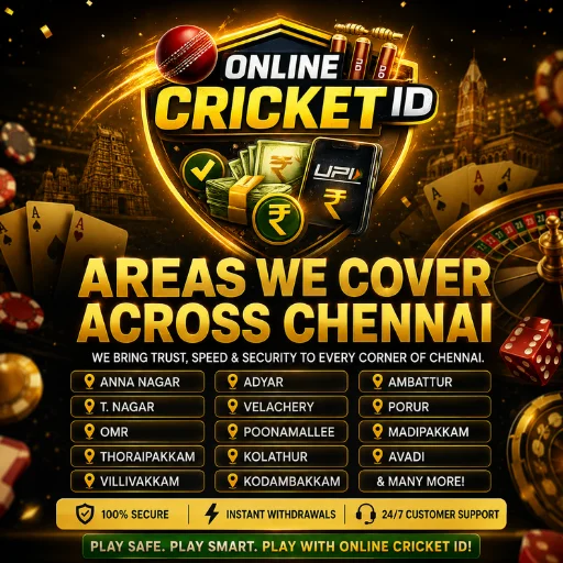 Areas We Cover Across Chennai